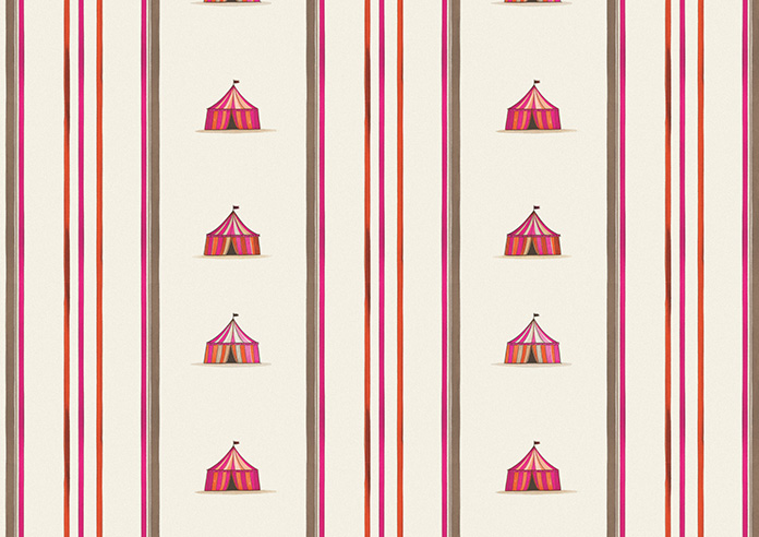 May Day, Tent Stripe Brights - Twist&Fit Roman Blind - Image 7